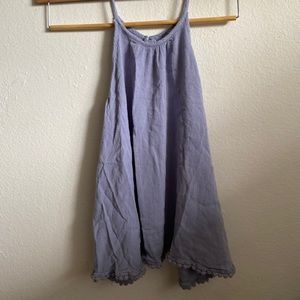 Lavender boho halter tank